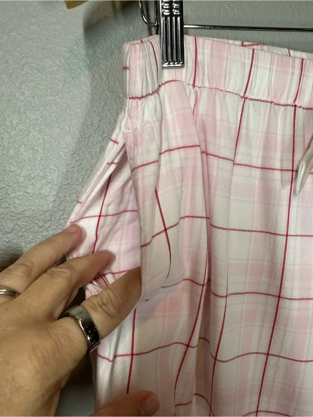 VICTORIA'S SECRET Women's Large Flannel Long Pajama Set Mix Match Plaid